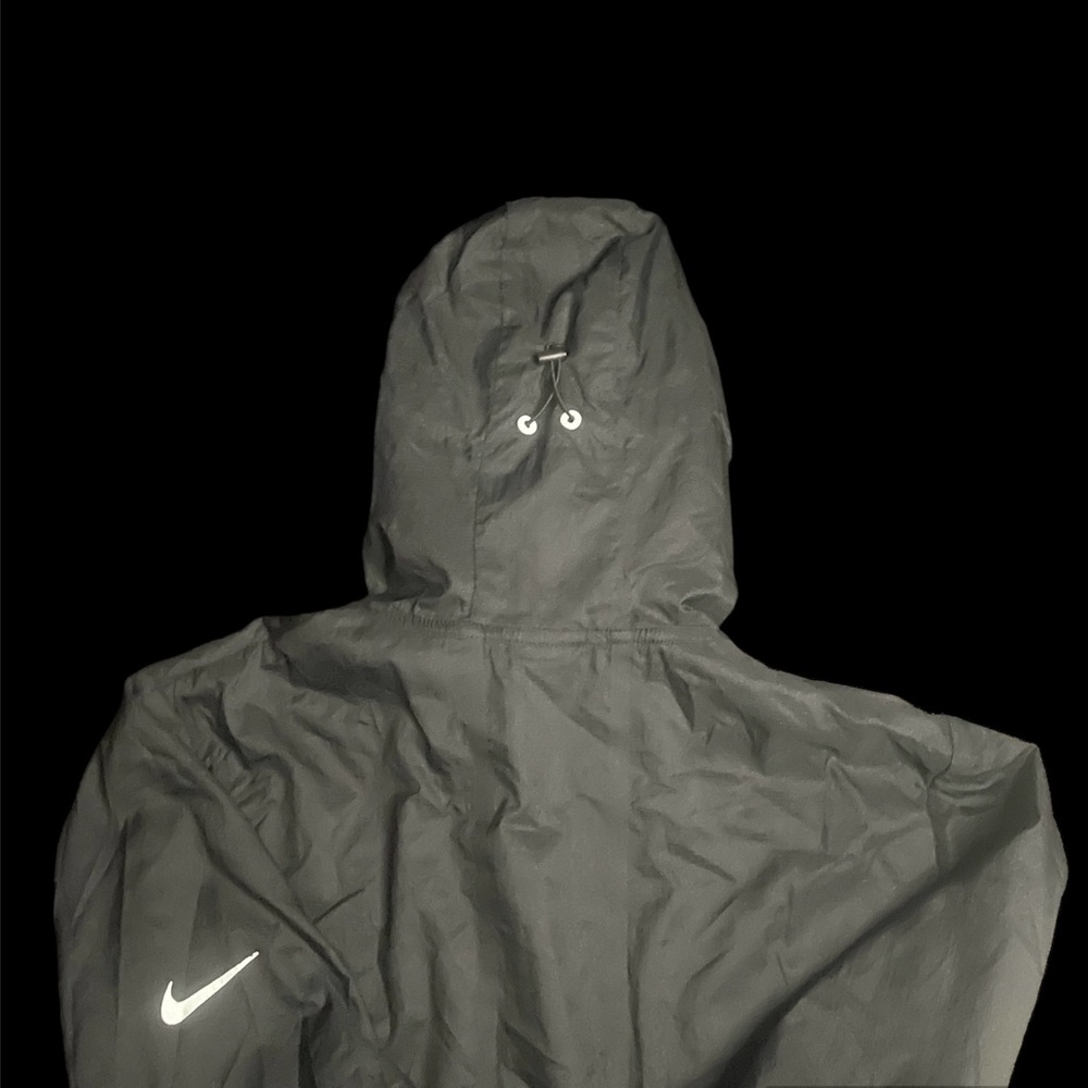 Vintage Nike Running Black Lightweight Windbreaker Jacket Mens Size Large